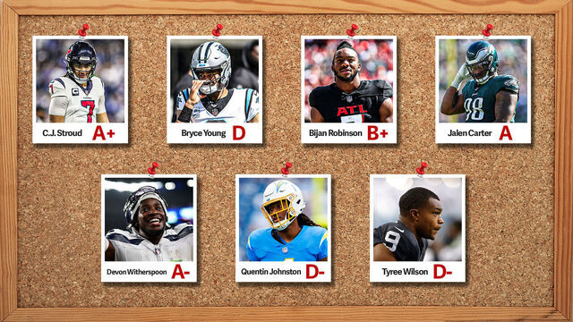 NFL rookie report card: Grading every 1st-round pick's debut season