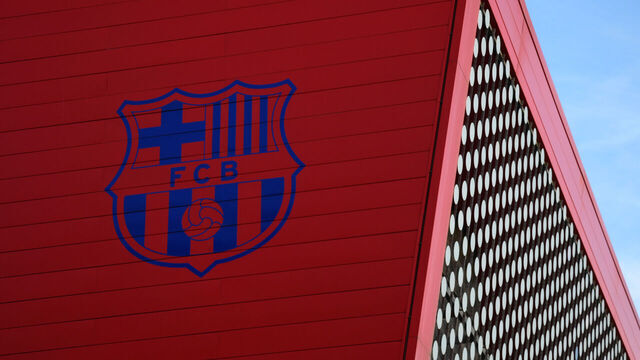 BARCELONA, SPAIN - NOVEMBER 14: General view outside the stadium prior to the UEFA Women's Champions League group stage match between FC Barcelona and SL Benfica at Estadi Johan Cruyff on November 14, 2023 in Barcelona, Spain.