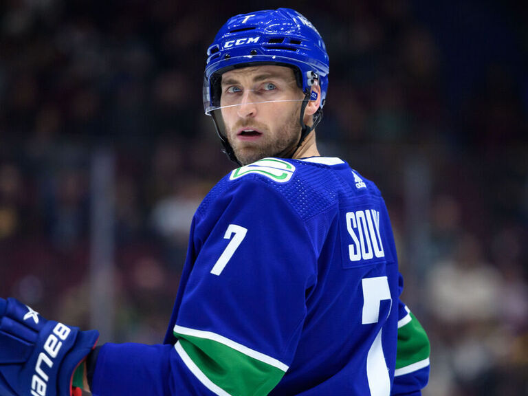 Canucks' Soucy Out 5-6 Weeks With Hand Injury | TheScore.com