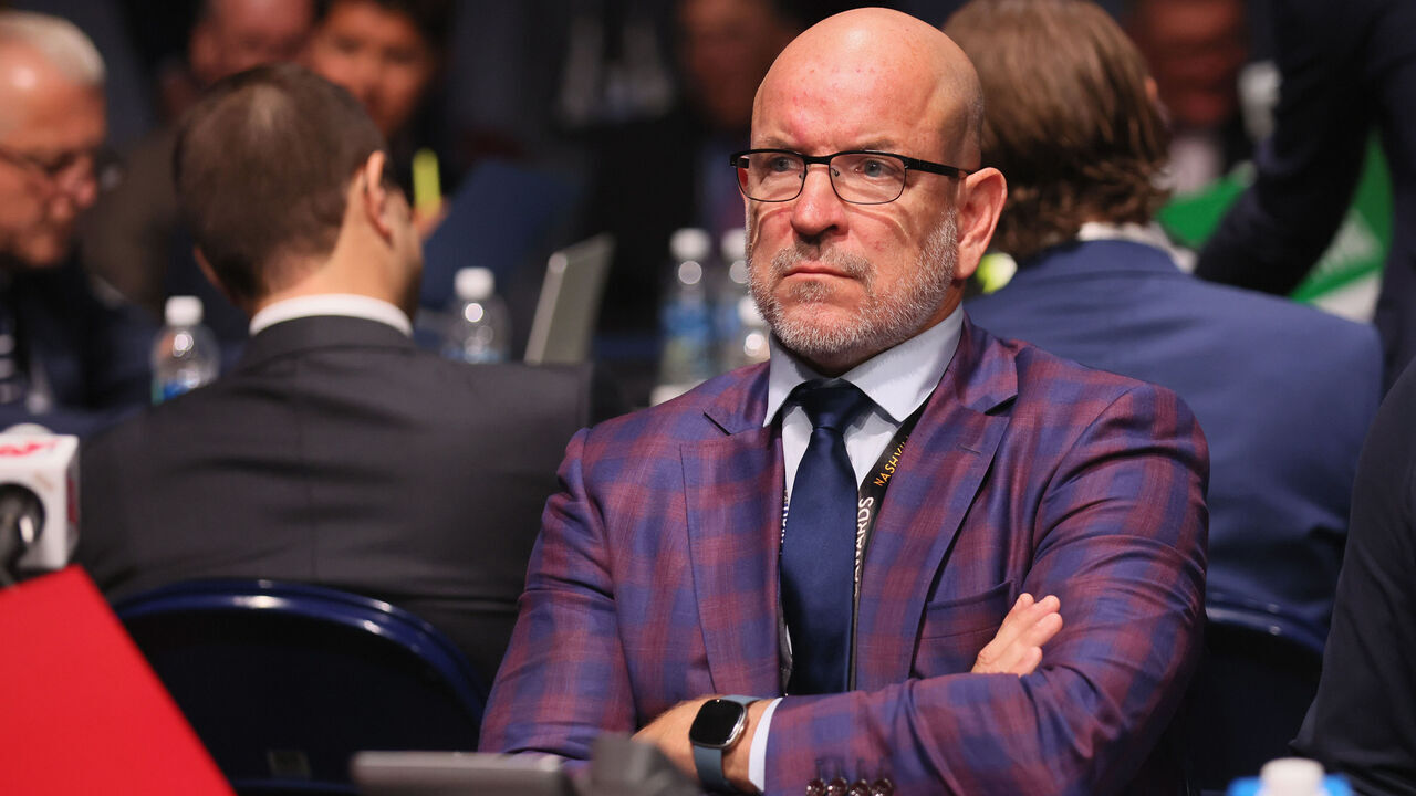 NASHVILLE, TENNESSEE - JUNE 29: Tom Fitzgerald of the New Jersey Devils attends the 2023 NHL Draft at the Bridgestone Arena on June 29, 2023 in Nashville, Tennessee.