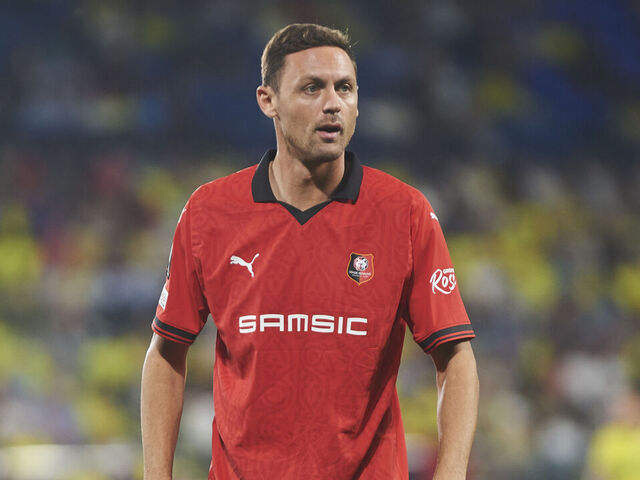 VILLARREAL, SPAIN - OCTOBER 5: Nemanja Matic of FC Stade Rennais looks on during the UEFA Europa League 2023/24 Group F Villarreal CF and Stade Rennais FC at Estadio de la Ceramica on October 5, 2023 in Villarreal, Spain.