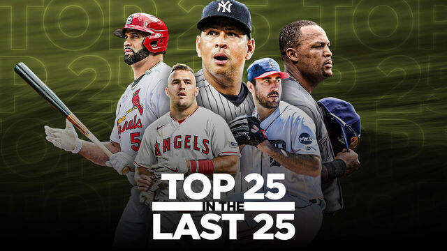 25-man roster: The top 5 players from the last 25 years