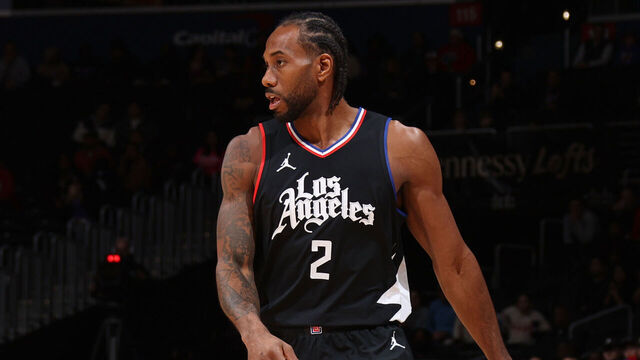 WASHINGTON, DC - JANUARY 31: Kawhi Leonard #2 of the LA Clippers looks on during the game on January 31, 2024 at Capital One Arena in Washington, DC. Mandatory Copyright Notice: Copyright 2024 NBAE