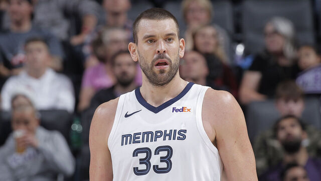 SACRAMENTO, CA - DECEMBER 21: Marc Gasol #33 of the Memphis Grizzlies looks on during the game against the Sacramento Kings on December 21, 2018 at Golden 1 Center in Sacramento, California. NOTE TO USER: User expressly acknowledges and agrees that, by downloading and or using this photograph, User is consenting to the terms and conditions of the Getty Images Agreement. Mandatory Copyright Notice: Copyright 2018 NBAE