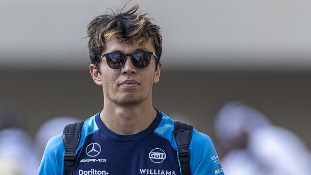 ABU DHABI, UNITED ARAB EMIRATES - NOVEMBER 25: Alexander Albon of Thailand and Williams walks in the Paddock prior to final practice ahead of the F1 Grand Prix of Abu Dhabi at Yas Marina Circuit on November 25, 2023 in Abu Dhabi, United Arab Emirates.