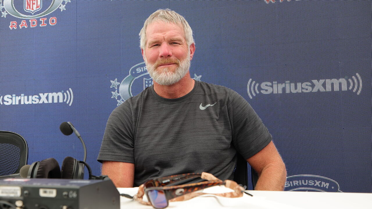 LOS ANGELES, CALIFORNIA - FEBRUARY 11: Former NFL player Brett Favre attends day 3 of SiriusXM At Super Bowl LVI on February 11, 2022 in Los Angeles, California.