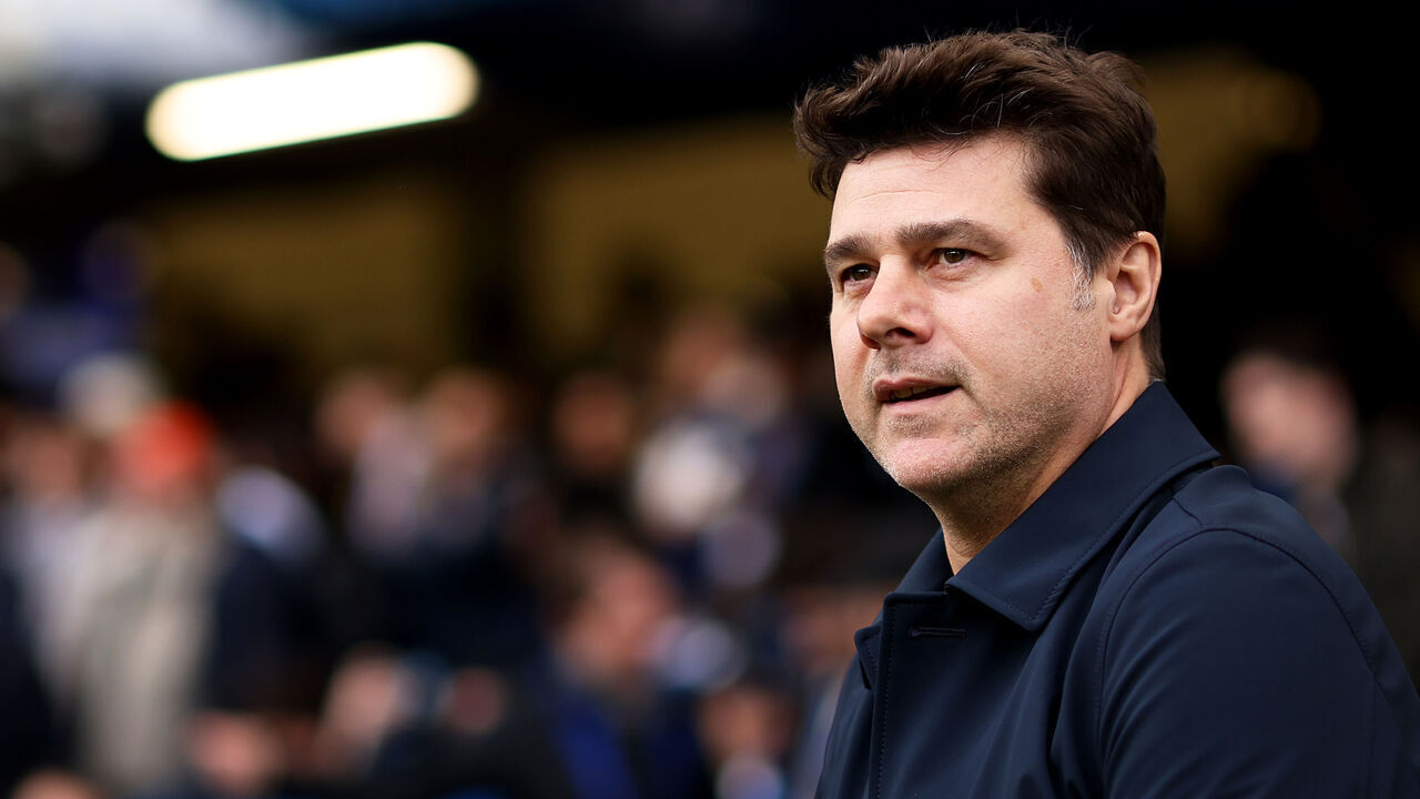 LONDON, ENGLAND - FEBRUARY 04: Mauricio Pochettino, Manager of Chelsea FC looks on ahead of the Premier League match between Chelsea FC and Wolverhampton Wanderers at Stamford Bridge on February 04, 2024 in London, England.