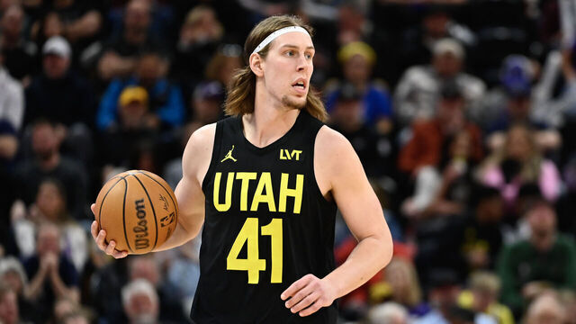 SALT LAKE CITY, UTAH - FEBRUARY 04: Kelly Olynyk #41 of the Utah Jazz in action during the second half of a game against the Milwaukee Bucks at Delta Center on February 04, 2024 in Salt Lake City, Utah.