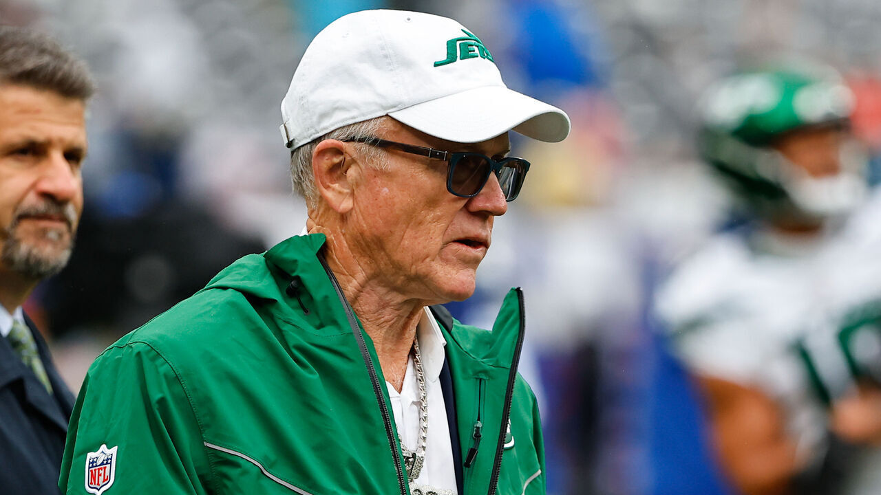 EAST RUTHERFORD, NJ - OCTOBER 29: Woody Johnson Chairman of the New York Jets prior to the game against the New York Giants on October 29, 2023 at MetLife Stadium in East Rutherford, New Jersey.