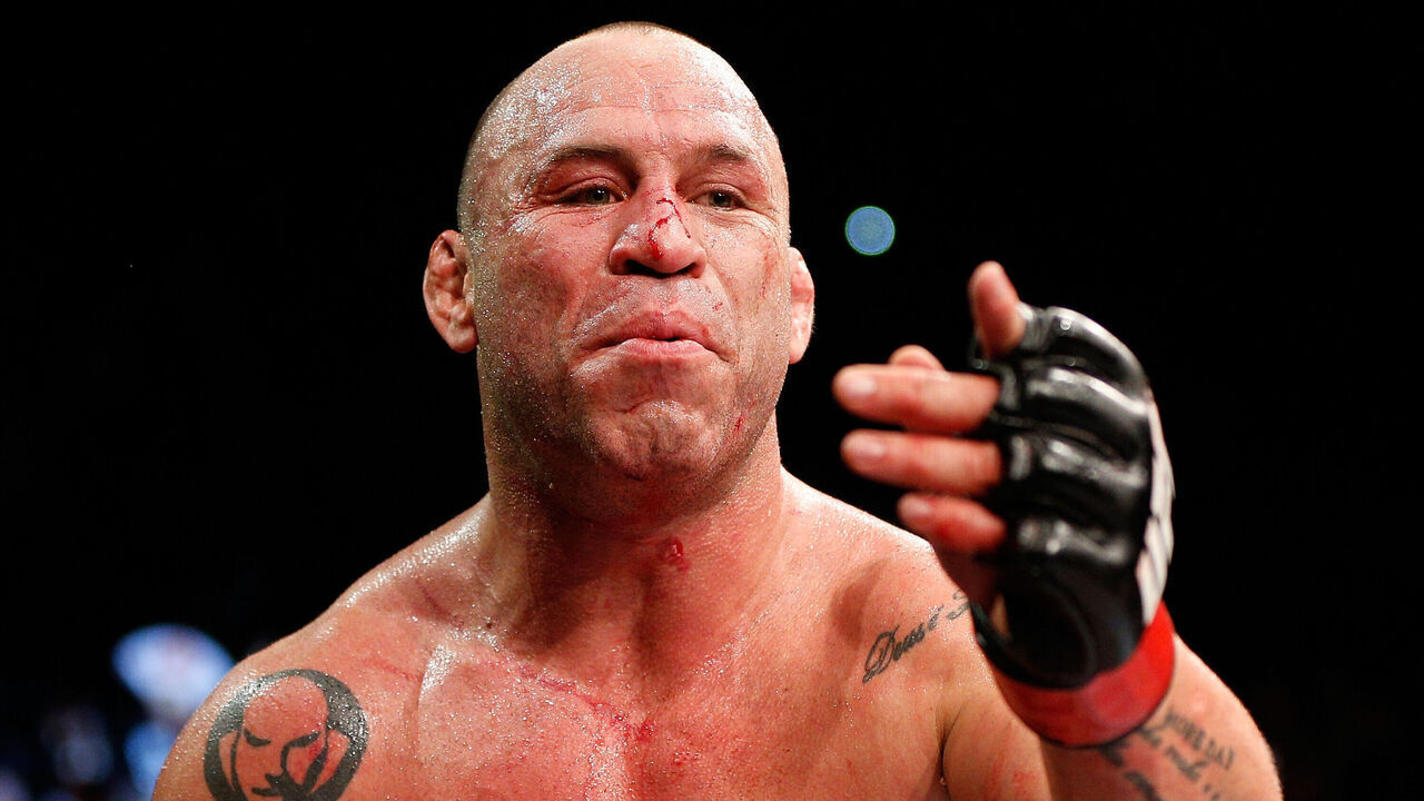 SAITAMA, JAPAN - MARCH 03: Wanderlei Silva reacts after knocking out Brian Stann in their light heavyweight fight during the UFC on FUEL TV event at Saitama Super Arena on March 3, 2013 in Saitama, Japan.