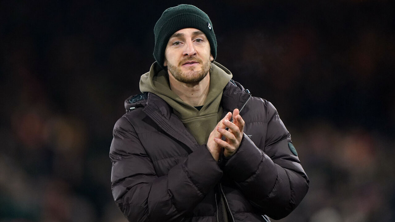 Luton Town's Tom Lockyer during the Premier League match at Kenilworth Road, Luton. The 29-year-old suffered a cardiac arrest during a Premier League match at Bournemouth in December. Picture date: Tuesday January 30, 2024.