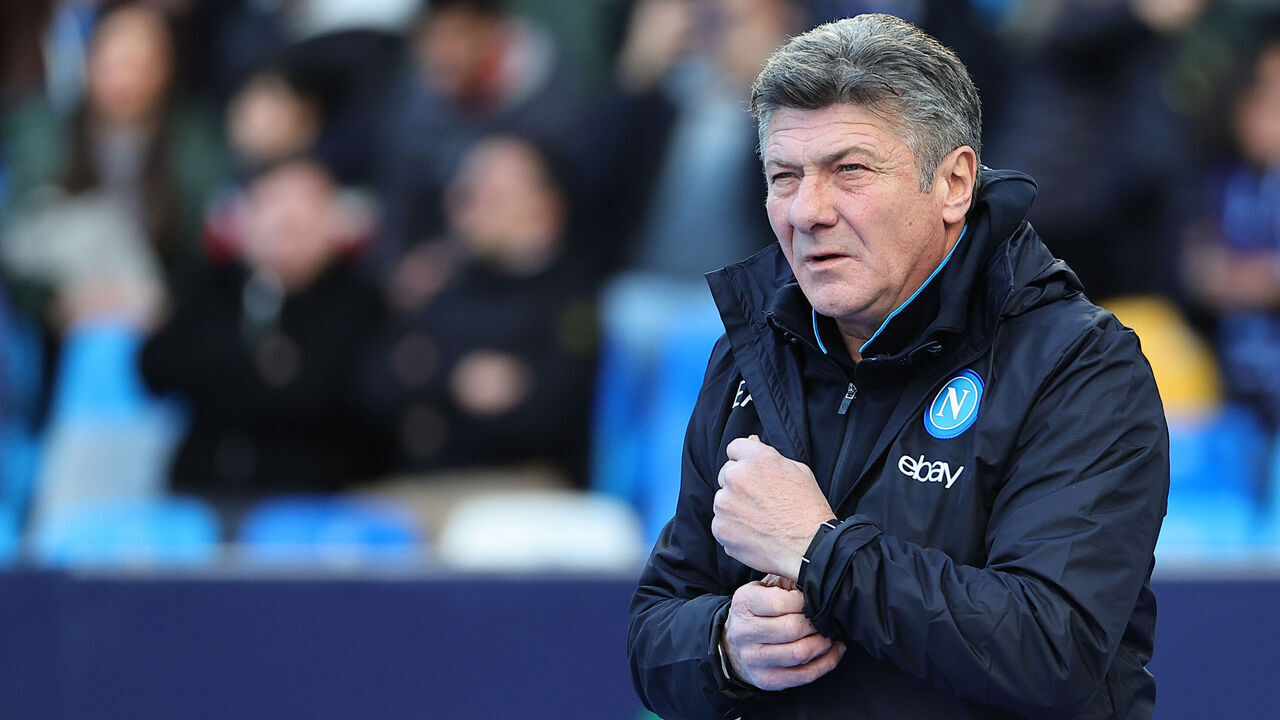 Walter Mazzarri head coach of SSC Napoli prior to the Serie A football match between SSC Napoli and Hellas Verona FC at Diego Armando Maradona stadium. Naples (Italy), February 4th, 2024