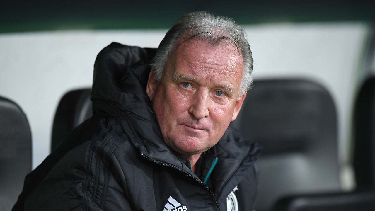 FUERTH, GERMANY - OCTOBER 07: Head coach Andreas Brehme looks on prior to the Friendly Match between the DFB-All-Stars and Azzurri Legends at Sportpark Ronhof Thomas Sommer on October 07, 2019 in Fuerth, Germany.
