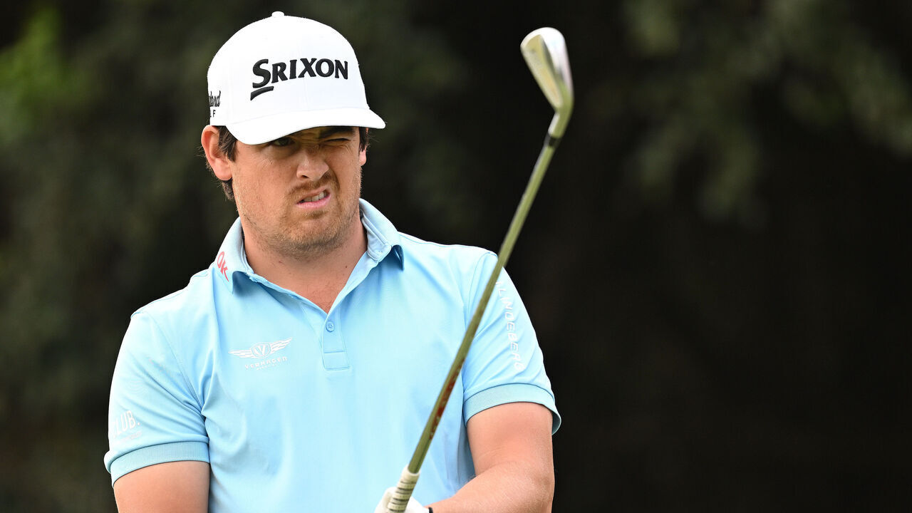 NAIROBI, KENYA - FEBRUARY 23: Darius Van Driel of the Netherlands tees off on the 11th hole during the second round of the Magical Kenya Open at Muthaiga Golf Club on February 23, 2024 in Nairobi, Kenya.