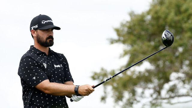 PALM BEACH GARDENS, FLORIDA - FEBRUARY 29: Chad Ramey of the United States prepares to tee off on the 16th tee during the first round of The Cognizant Classic in The Palm Beaches at PGA National Resort And Spa on February 29, 2024 in Palm Beach Gardens, Florida.