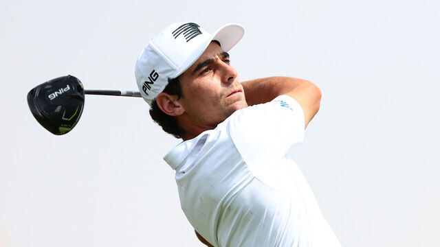 JEDDAH, SAUDI ARABIA - MARCH 02: Joaquin Niemann of Torque GC plays a tee shot on the 14th hole during day two of the LIV Golf Invitational - Jeddah at Royal Greens Golf & Country Club on March 02, 2024 in King Abdullah Economic City, Saudi Arabia.
