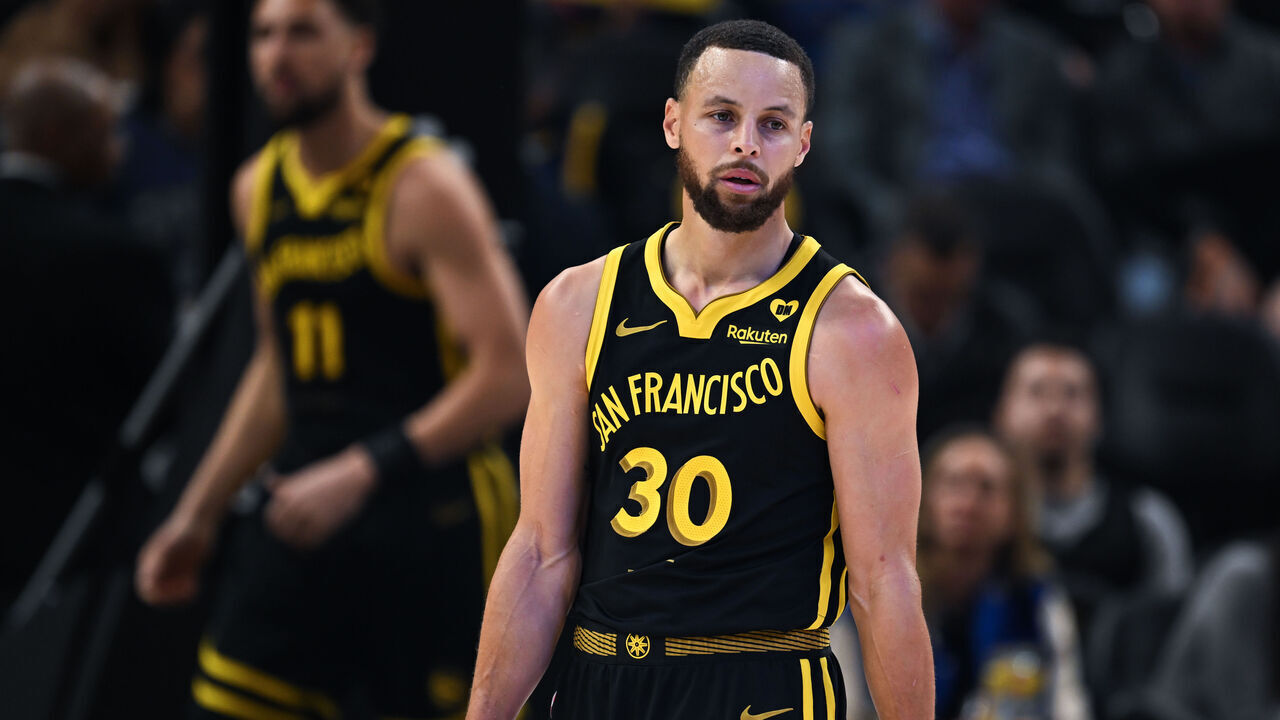 SAN FRANCISCO, CA - MARCH 7: Stephen Curry (30) of Golden State Warriors is seen during NBA game between Chicago Bulls and Golden State Warriors at the Chase Center on March 7, 2024 in San Francisco, California, United States.