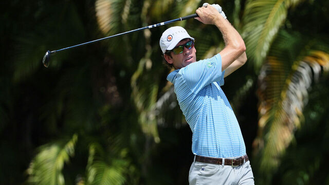 RIO GRANDE, PUERTO RICO - MARCH 09: Ben Kohles of the United States plays his shot from the fourth tee during the third round of the Puerto Rico Open at Grand Reserve Golf Club on March 09, 2024 in Rio Grande, Puerto Rico.