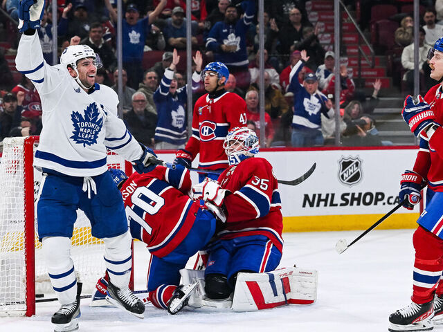 John Tavares breaks late tie with 20th goal, Maple Leafs beat Canadiens 3-2