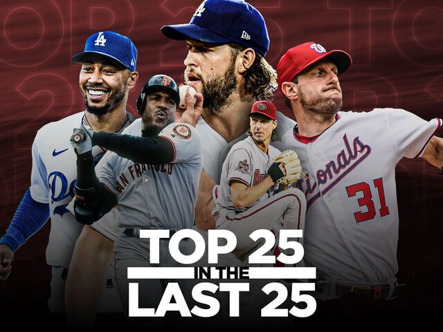 25-man roster: The players ranked 6-10 in the last 25 years