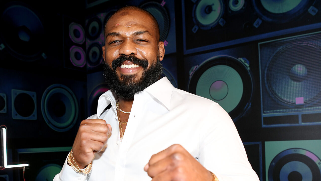 LAS VEGAS, NEVADA - JUNE 09: UFC Heavyweight Champion Jon Jones attends the grand opening of Flanker Kitchen & Sports Bar at Mandalay Bay Resort & Casino on June 09, 2023 in Las Vegas, Nevada.