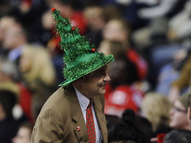 PHOTO: NHL releases line of truly awful team branded ugly holiday sweaters