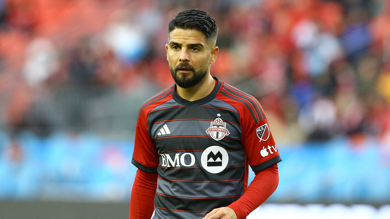 TORONTO, CANADA - MARCH 9: Lorenzo Insigne (Toronto FC) looks on during the MLS match between Charlotte FC and Toronto FC at BMO Field on March 9, 2024 in Toronto, Canada.