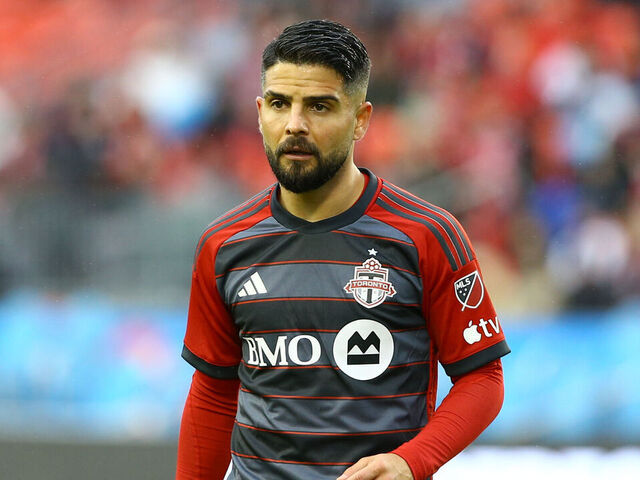 TORONTO, CANADA - MARCH 9: Lorenzo Insigne (Toronto FC) looks on during the MLS match between Charlotte FC and Toronto FC at BMO Field on March 9, 2024 in Toronto, Canada.