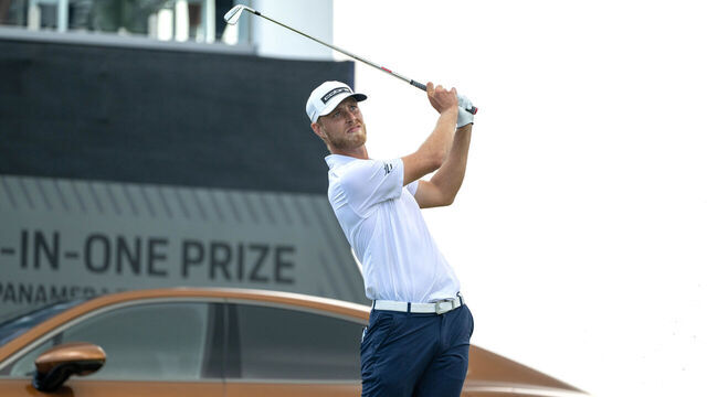 SINGAPORE, SINGAPORE - MARCH 24: Jesper Svensson of Sweden tees off on hole 17 during Day Four of the Porsche Singapore Classic at Laguna National Golf Resort Club on March 24, 2024 in Singapore.