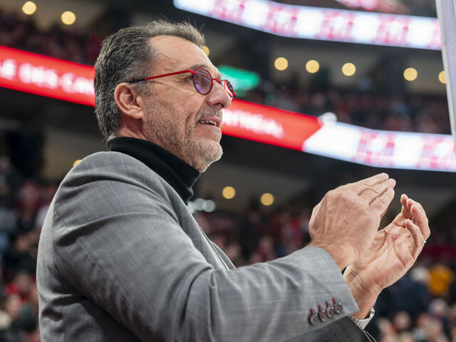 MONTREAL, CANADA - JANUARY 23: Ottawa Senators owner Michael Andlauer applauds during the third period of the NHL regular season game between the Montreal Canadiens and the Ottawa Senators at the Bell Centre on January 23, 2024 in Montreal, Quebec, Canada.