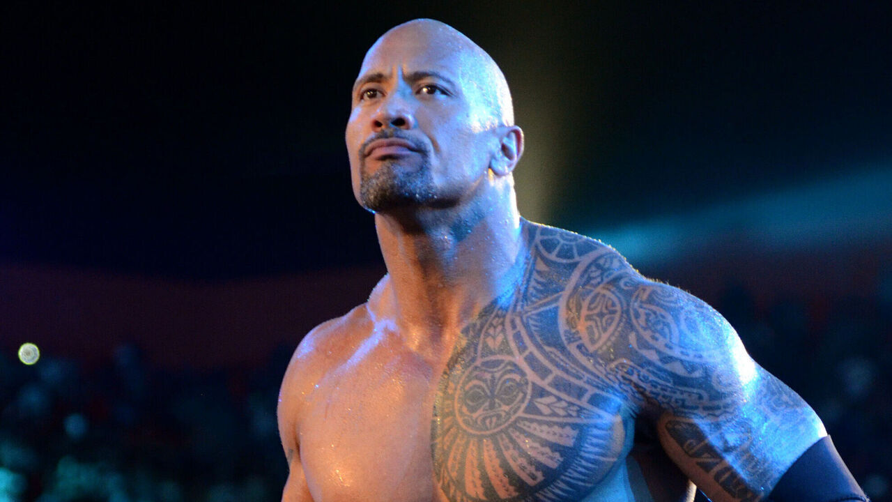 MIAMI GARDENS, FL - APRIL 01: Dwayne "The Rock" Johnson attends WrestleMania XXVlll at Sun Life Stadium on April 1, 2012 in Miami Gardens, Florida.
