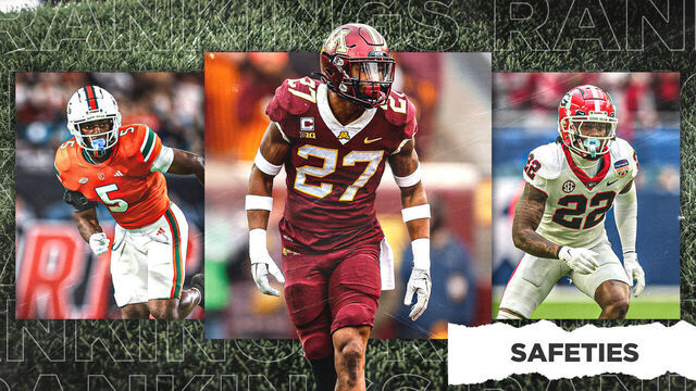 2024 NFL Draft prospect rankings: Safeties