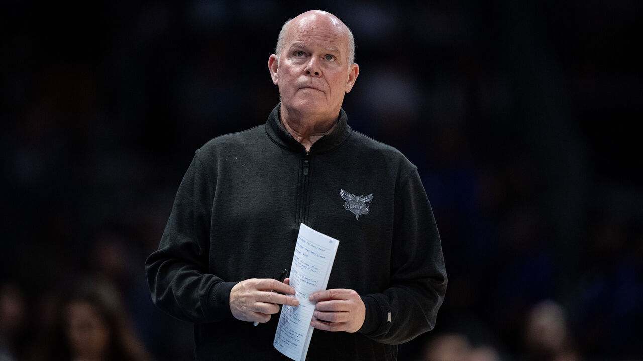 CHARLOTTE, NORTH CAROLINA - MARCH 31: Head coach Steve Clifford of the Charlotte Hornets looks on during their game against the LA Clippers at Spectrum Center on March 31, 2024 in Charlotte, North Carolina.