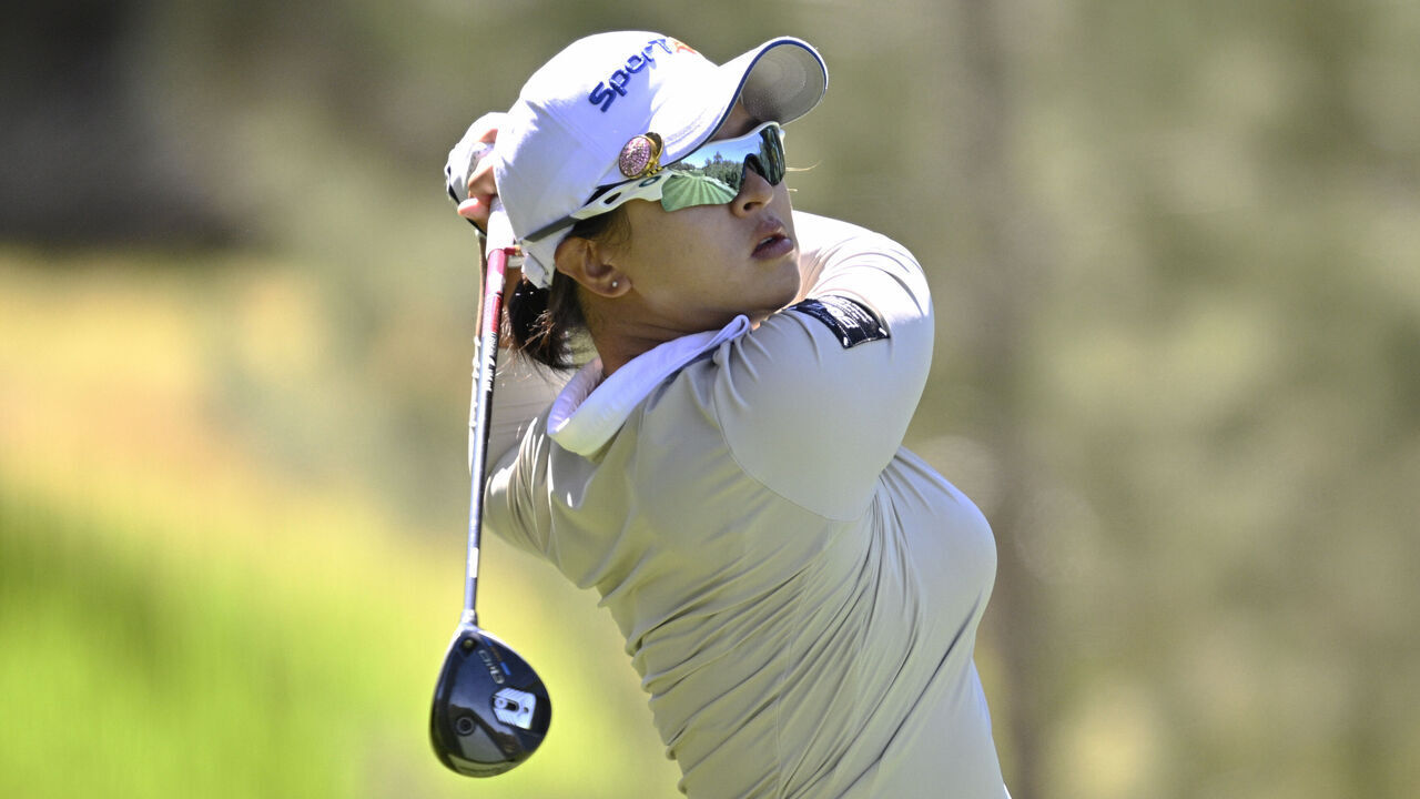 LAS VEGAS, NEVADA - APRIL 03: Sei Young Kim of South Korea on day one of the T-Mobile Match Play presented by MGM Rewards at Shadow Creek at Shadow Creek Golf Course on April 03, 2024 in Las Vegas, Nevada.