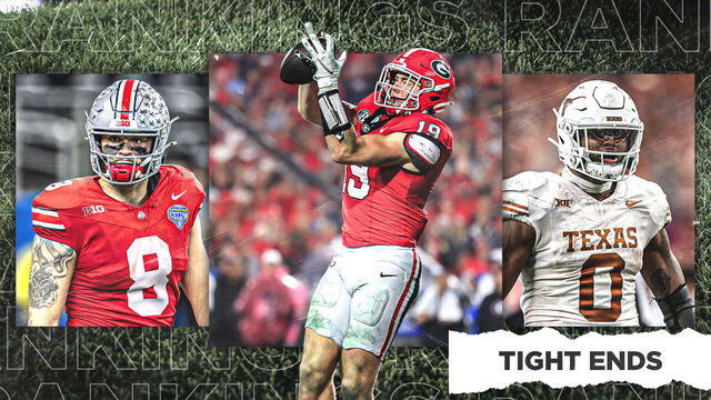 2024 NFL Draft prospect rankings: TEs