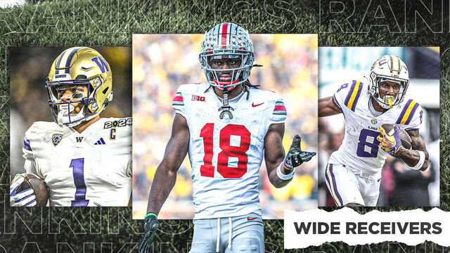 2024 NFL Draft prospect rankings: WRs