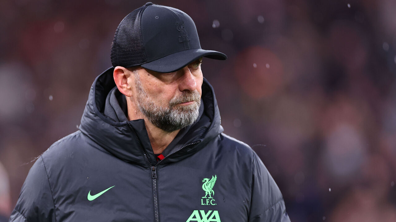 LIVERPOOL, ENGLAND - APRIL 4: Jurgen Klopp the head coach / manager of Liverpool during the Premier League match between Liverpool FC and Sheffield United at Anfield on April 4, 2024 in Liverpool, England.