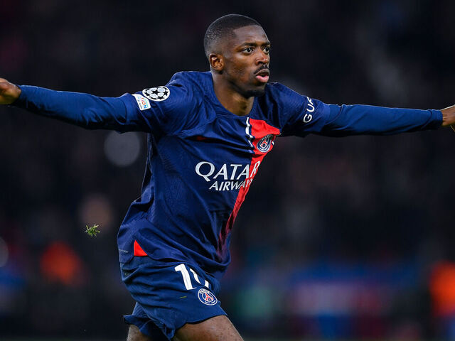 Watch: Dembele unleashes rocket against old club Barca | theScore.com