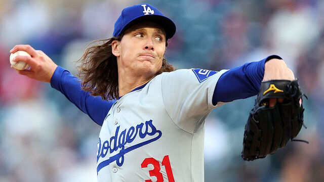 MINNEAPOLIS, MINNESOTA - APRIL 09: Tyler Glasnow #31 of the Los Angeles Dodgers delivers a pitch against the Minnesota Twins in the first inning at Target Field on April 09, 2024 in Minneapolis, Minnesota.