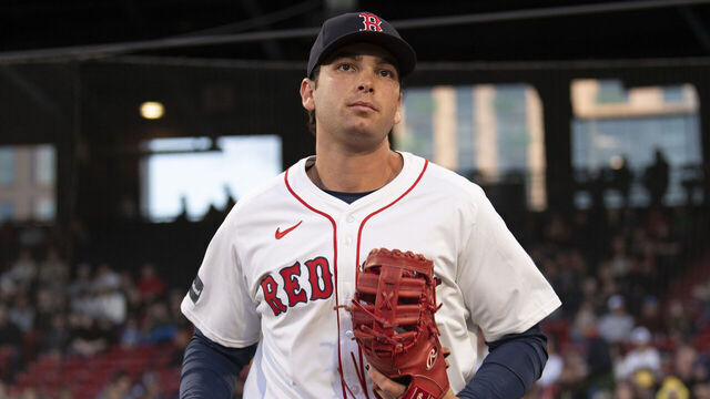 BOSTON, MA - APRIL 16: Triston Casas #36 of the Boston Red Sox takes the field for a game against the Cleveland Guardians on April 16, 2024 at Fenway Park in Boston, Massachusetts.