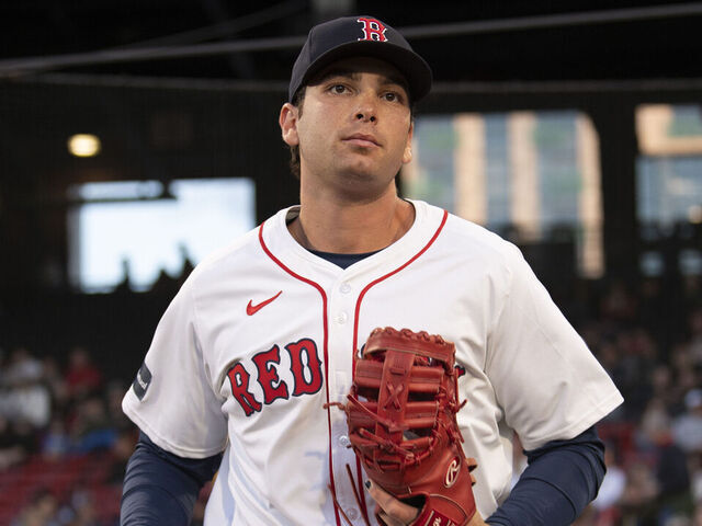 BOSTON, MA - APRIL 16: Triston Casas #36 of the Boston Red Sox takes the field for a game against the Cleveland Guardians on April 16, 2024 at Fenway Park in Boston, Massachusetts.