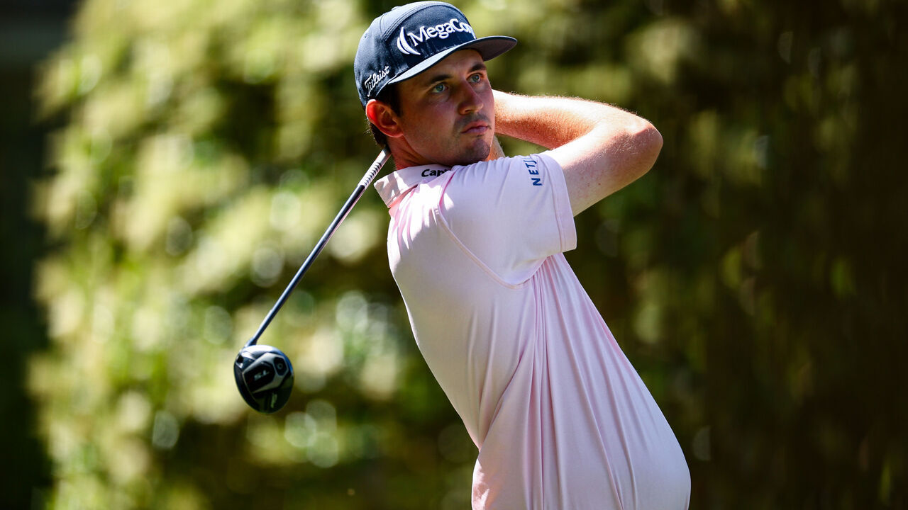 HILTON HEAD ISLAND, SOUTH CAROLINA - APRIL 18: J.T. Poston hits a tee shot on the sixth hole during the first round of the RBC Heritage at Harbour Town Golf Links on April 18, 2024 in Hilton Head Island, South Carolina.