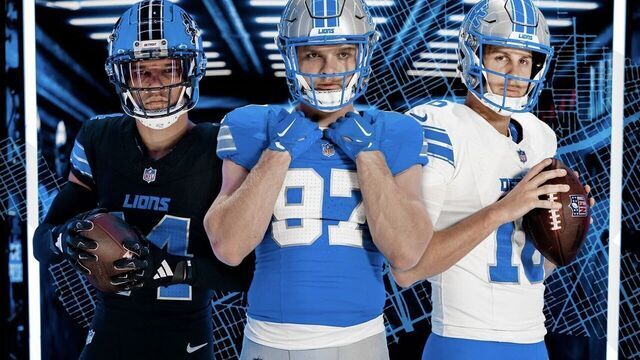 Lions unveil new uniforms, including black alternate jersey