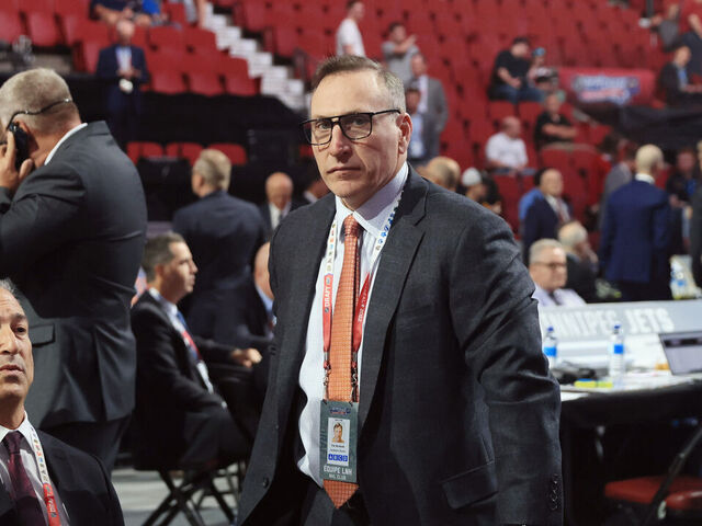 MONTREAL, QUEBEC - JULY 08: Pat Verbeek of the Anaheim Ducks attends the 2022 NHL Draft at the Bell Centre on July 08, 2022 in Montreal, Quebec, Canada.