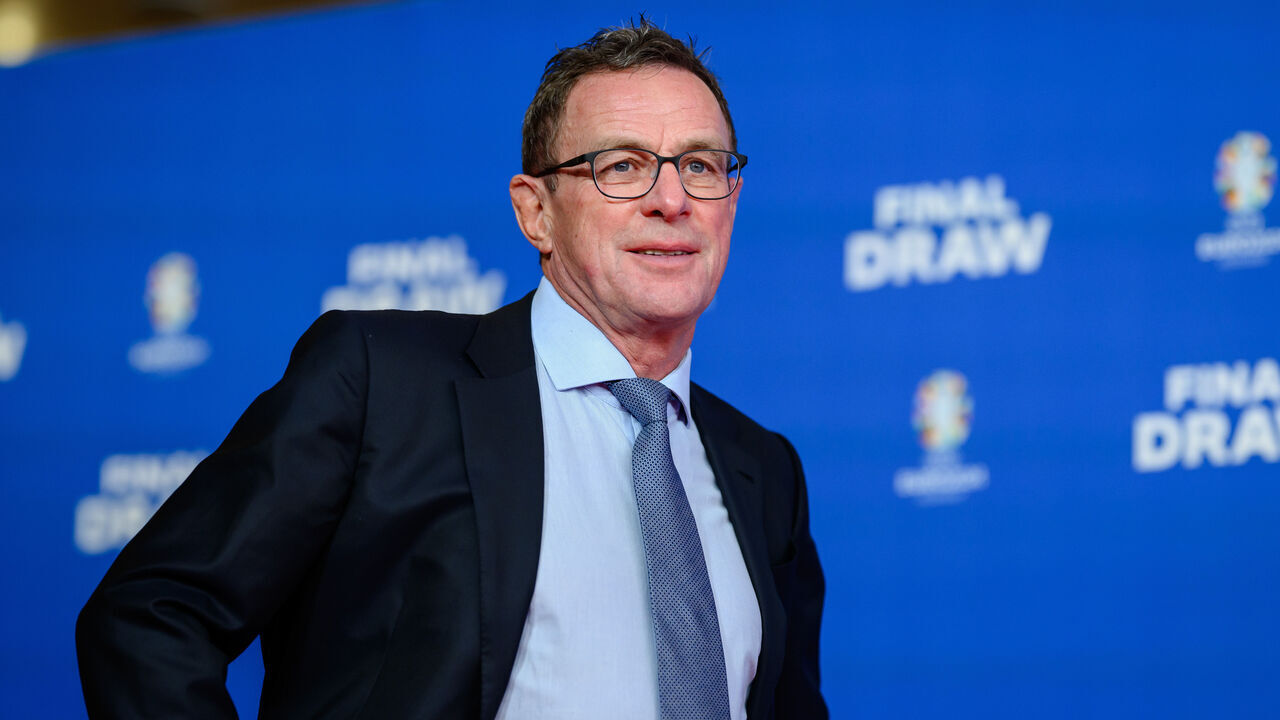 HAMBURG, GERMANY - DECEMBER 02: Ralf Rangnick, Head Coach of Austria, arrives at Elbphilharmonie on December 02, 2023 in Hamburg, Germany.