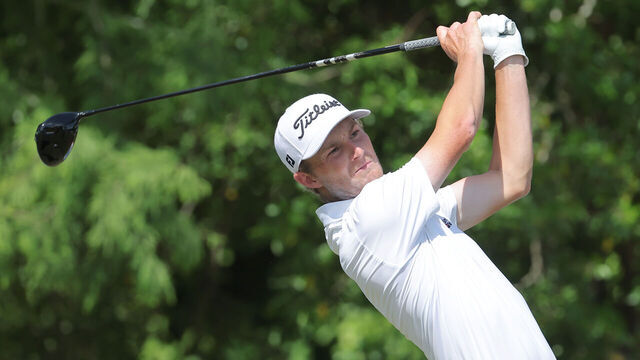 AVONDALE, LOUISIANA - APRIL 26: Will Zalatoris of the United States plays his shot from the 11th tee during the second round of the Zurich Classic of New Orleans at TPC Louisiana on April 26, 2024 in Avondale, Louisiana.