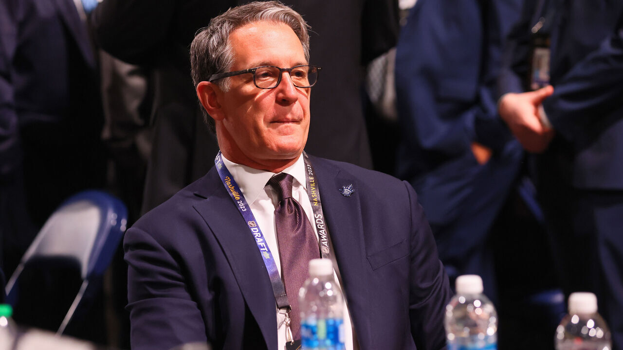 NASHVILLE, TENNESSEE - JUNE 28: President Brendan Shanahan of the Toronto Maple Leafs is seen prior to round one of the 2023 Upper Deck NHL Draft at Bridgestone Arena on June 28, 2023 in Nashville, Tennessee.
