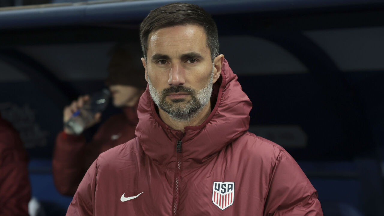 SOCHAUX MONTBELIARD, FRANCE - MARCH 25: Coach of USA Marko Mitrovic during the U23 international friendly match between France U23 and USA U23 at Stade Auguste Bonal on March 25, 2024 in Sochaux Montbeliard, France.