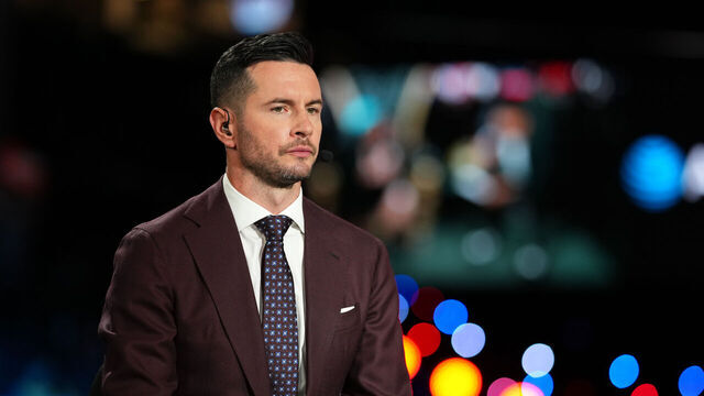 BROOKLYN, NY - JUNE 22: JJ Redick looks on during the 2023 NBA Draft on June 22, 2023 at Barclays Center in Brooklyn, New York. Mandatory Copyright Notice: Copyright 2023 NBAE