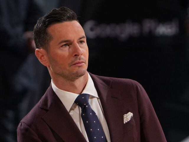 NEW YORK, NY - APRIL 20: JJ Redick looks on before the game between the Philadelphia 76ers and the New York Knicks during Round 1 Game 1 of the 2024 NBA Playoffs on April 20, 2024 at Madison Square Garden in New York City, New York. Mandatory Copyright Notice: Copyright 2024 NBAE (Photo Jesse D. Garrabrant/NBAE via Getty Images)